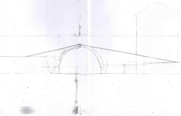 Progetto del nuovo Ponte di Gorla. 1701